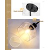 Emak Modern Black Pendant Lights, 8 Inch Kitchen Pendant Lighting