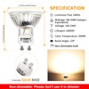 DiCUNO GU10 LED Bulbs 5W Warm White 3000K, 500lm, 120