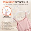 Baseca Kids Plastic Hangers 30 Pack, White Baby & Toddler