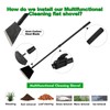 Smarkey Floor Scraper, Garden Scraper Shovel, Cleaning Remove Tool With