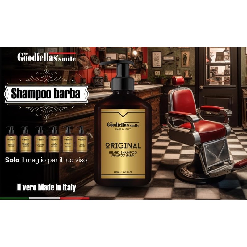 THE GOODFELLAS' SMILE Champú Nutritivo para Barba Sea Citrus 250ml