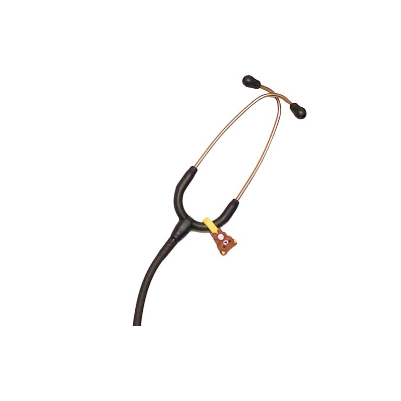 Stethoscope Charms Clip - Brown Bear - Medical Gift