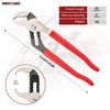 MAXPOWER 10 inch Groove Joint Pliers, Quick Adjustable Serrtated V