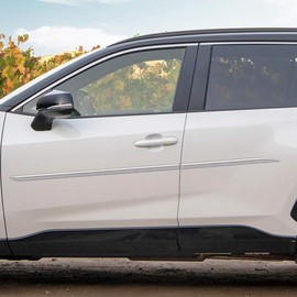 Dawn Enterprises FE7-RAV4-19 Custom Body Side Molding Compatible with Toyota RAV4 - Blizzard Pearl TRICOAT (070)