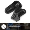 Zoofen Luggage Replacement Wheels 2 pcs Luggage Rear Wheels Suitcase