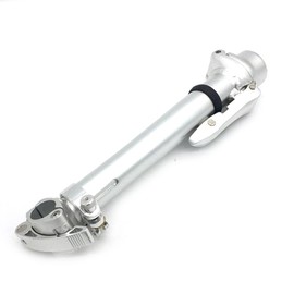 SENQI Folding Bike Stem Quick-Release Aluminum Alloy Adjustable Stem Without Teeth BSZ002 25.4×28.6×460mm(Silver)