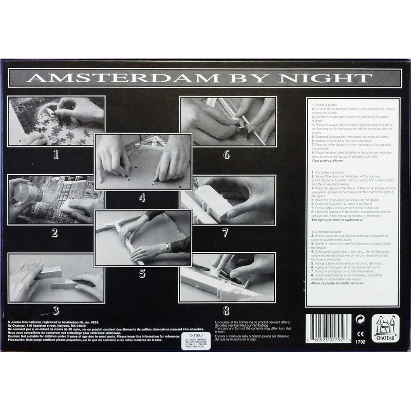 Amsterdam By Night Jigsaw Puzzle 1000 pieces