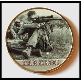 Marine Corps Carlos Hathcock Sniper #FCH03a Military Honor Challenge Coin