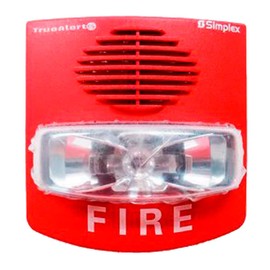 SIMPLEX 49CMTV-WRF - Multi-Tone Multi-Candela Horn Strobe, Red
