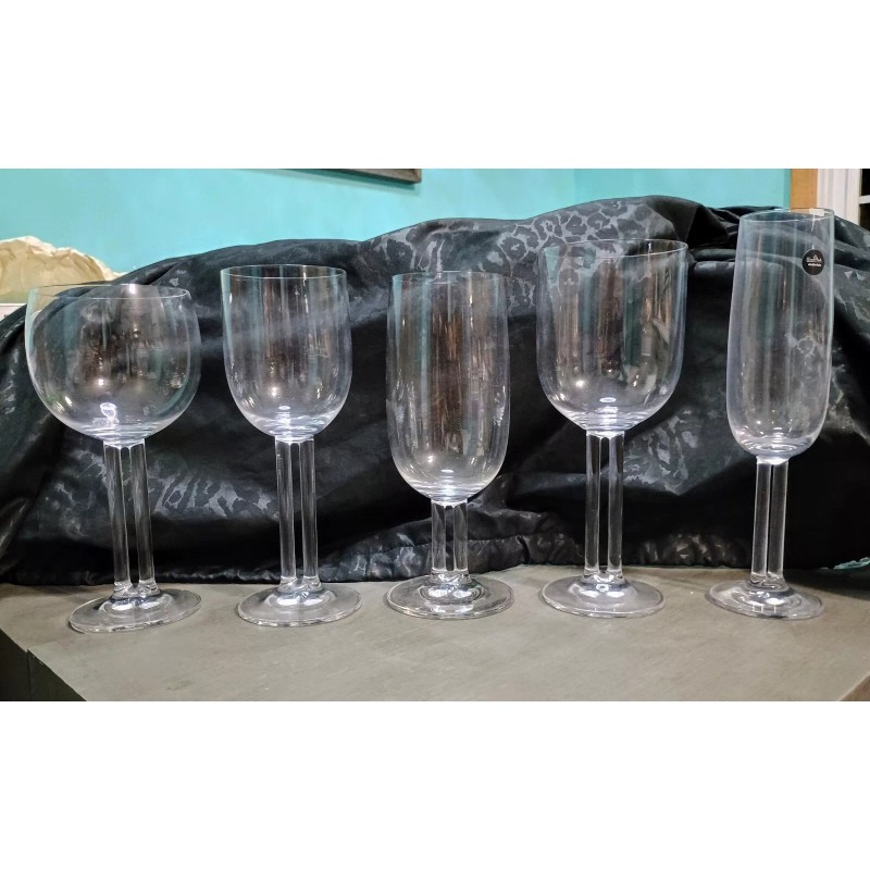 ROSENTHAL Studioline Crystal Double Stem Wine Goblets In 5 Sizes