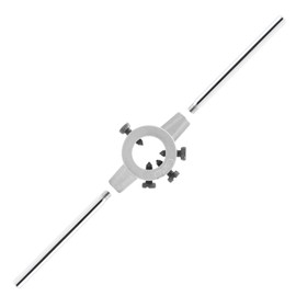 Qjaiune 1-3/4 Inch/ 45mm Round Die Handle Wrench, Adjustable Die Wrench Handle, Heavy Duty Threading Die Handle (Metric, M16-M20)