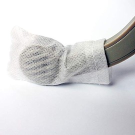 Disposable Headset Microphone Sanitary Covers Large Size - Bag of 100