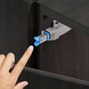 Push to Open Self-Closing Push Door Latch Cabinet Hardware, 10
