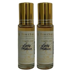 Fragrance smell like Lady Millions for Women Roll On Oil 12ml (Pack of 2)