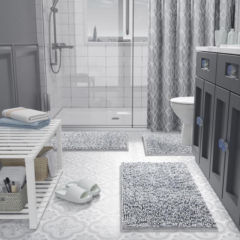 Yimobra Bath Mats for Bathroom Non Slip, 31.5x20, Extra Soft