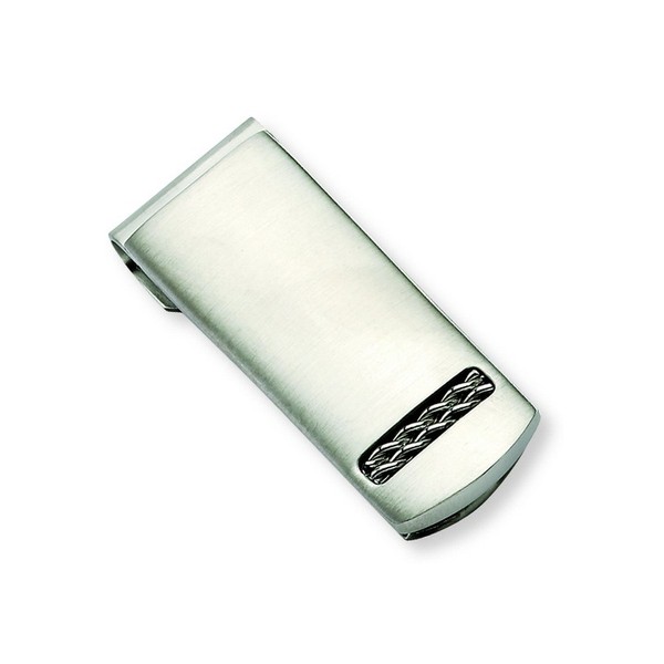 Chisel Stainless Steel Brushed Money Clip