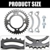 Ollanoos 420 76MM 37 Teeth Rear Sprocket with Rear Sprocket