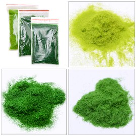 Cayway 9 Pack Miniature Basing Kit Scenery Basing Material Kit Include Stone, Decorative Sand, Grass, Snow for Projects Model Train Railways Architecture Landscape, Mini Garden