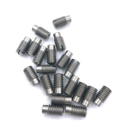 TUOREN 20Pcs Alto Tenor Soprano Saxophone Adjustment Repair Screws 5mm Saxophone Sax Adjusting Screws Kit Saxophone Repair Parts Replacement Accessories Silver