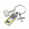 TROIKA Keyrings 8cm, gray, Keyring