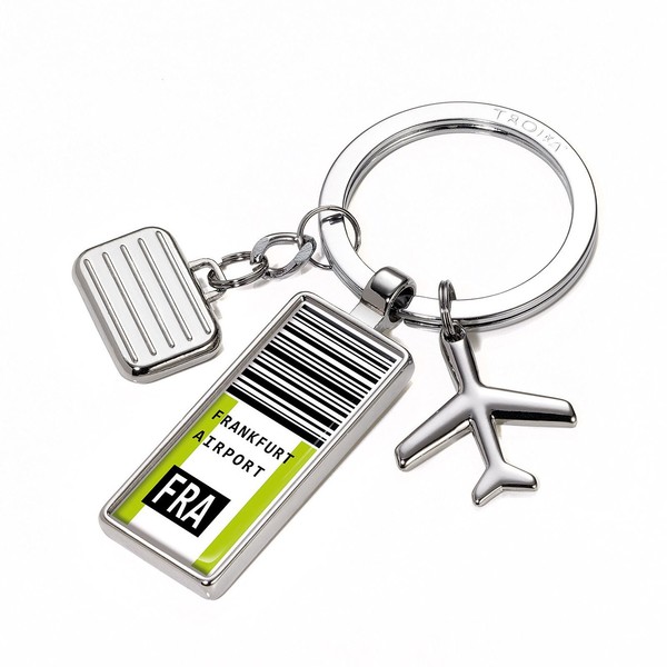 TROIKA Keyrings 8cm, gray, Keyring