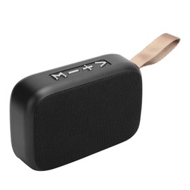 Bluetooth Speaker, Stereo Subwoofer Portable USB Mini Music Player,with FM Radio,Hands‑ Calls,Indoor/Outdoor(Black)