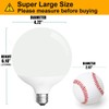 ILC G120 LED Large Globe Light Bulbs 15W, Compatible with