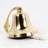 5" Solid Brass Wall Mounted Bell Nautical Ships Bell Hanging