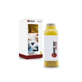 Laser Tek Services Compatible Toner Refill Kit Replacement for Brother TN04 TN-04Y Works with Brothere HL-2700CN, MFC-9420 9420CN Printers (Yellow, 1 Pack) - 6,600 Pages