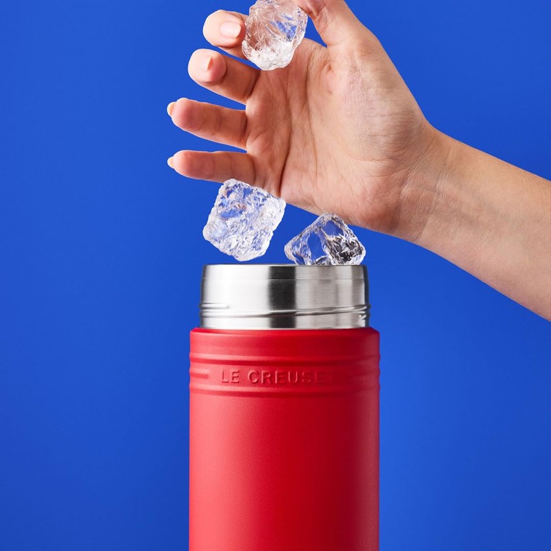 On The Go Thermal Carafe Stainless Steel Orange 1 Litre