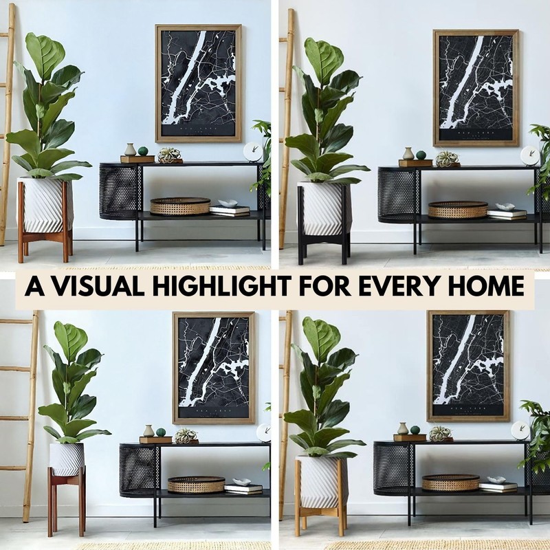 Fox & Fern Adjustable Tall Plant Stand Indoor — 8