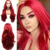 AFBeauty Lace Front Wigs Real Hair Red Wigs for Black