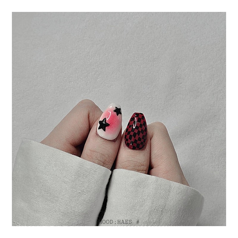 [M;H #] Rockstar handmade nail tips - Enter Owen Lake