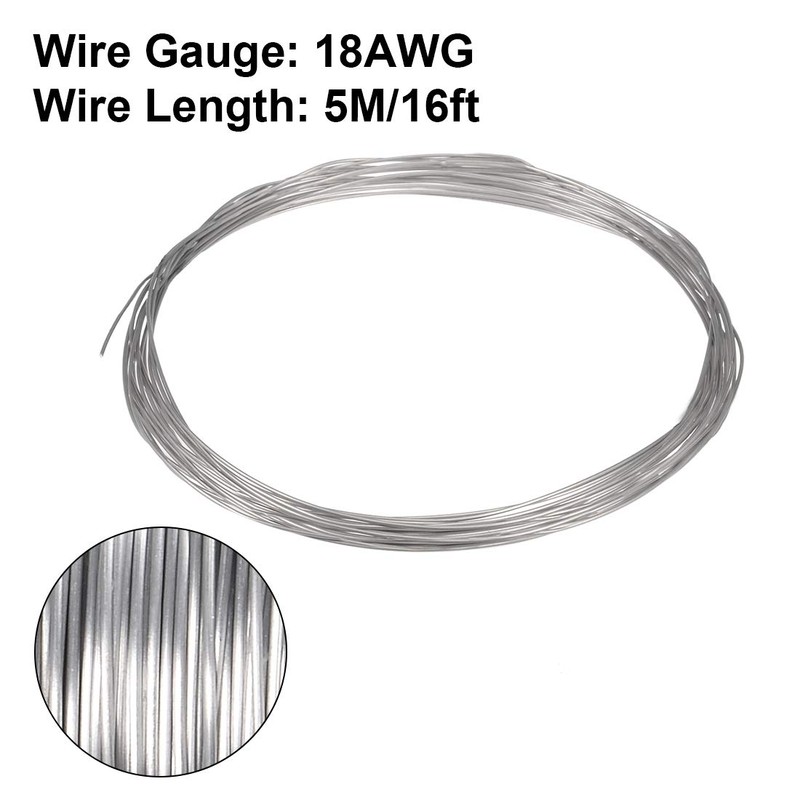 sourcing map 1 mm 18AWG Heating Resistance Cable Nichrome Wires