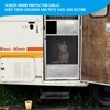 Gisafai 18 Inch High Adjustable RV Door Screen Protector Adjusts