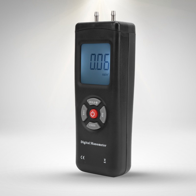 TL101 Digital Manometer Air Pressure Meter Gauge Differential Air Pressure