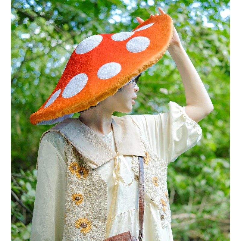 Dreamstall Mushroom Hat Costume Cosplay Accessory Party Hat Cap, Oversized