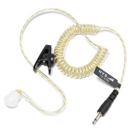 HYS 2.5mm Listen Only in Ear Headphones, Wired Earbuds with Balanced Armature Driver Dynamic Drivers & 2.5mm Audio Plug RECEIVER/LISTEN ONLY in-ear Earpiece