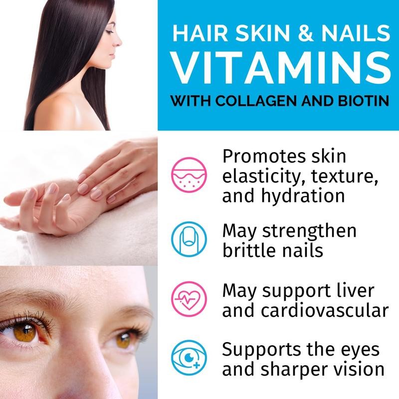 PrimeMD Liquid Collagen Biotin Keratin Saw Palmetto Supplement Drop -