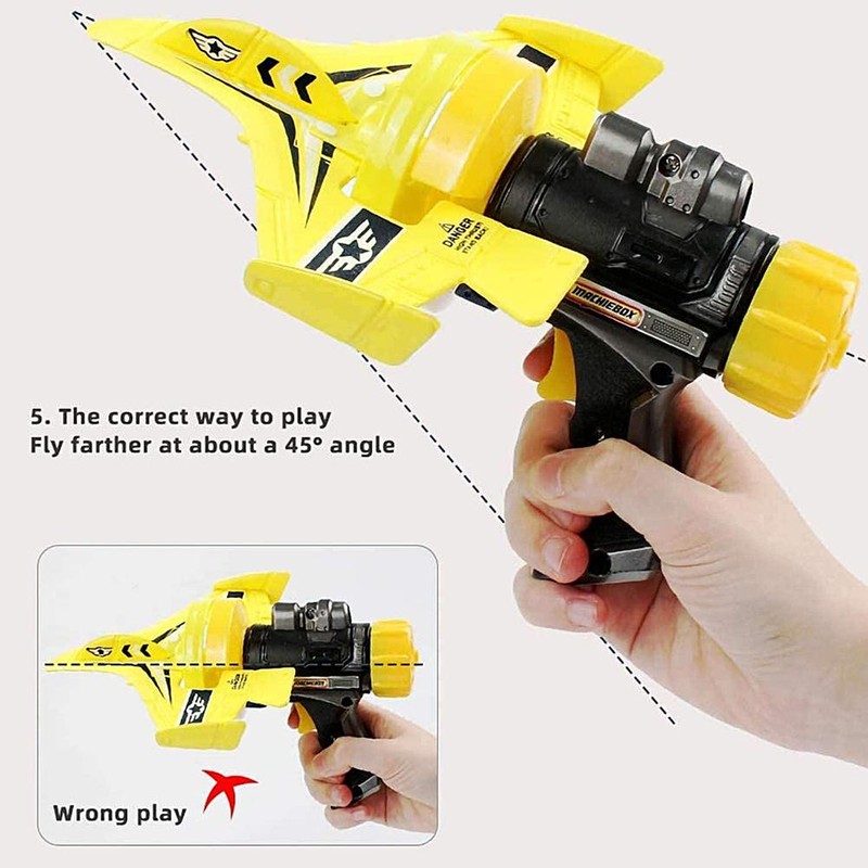 Catapult Plane Foam Catapult Airplane Toy One Click Ejection Model