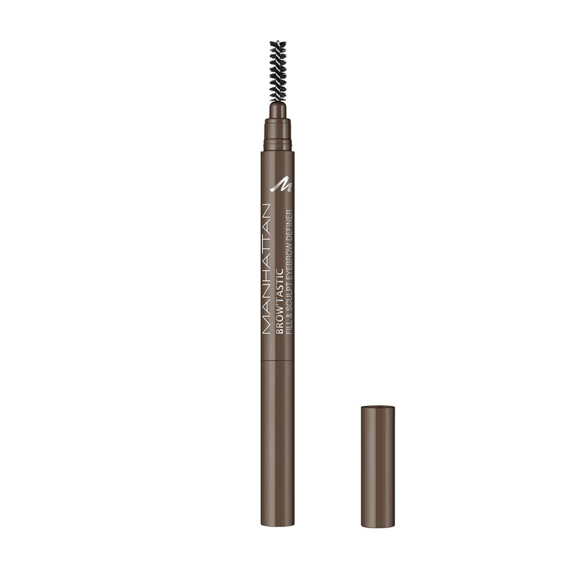 Manhattan Browatastic Fill &amp; Sculpt Eyebrow Definer, 002 Medium Brown,