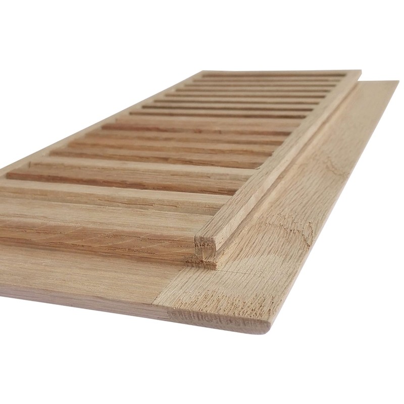 Homewell 4 Pcs Pack White Oak Wood Floor Register, Drop