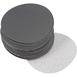 TOP-VIGOR 30Pcs 75mm Wet and Dry Sanding Discs, 800 Grit 3 Inch Hook and Loop Sandpaper Electrostatic Sand Planting Silicon Carbide Sanding Discs