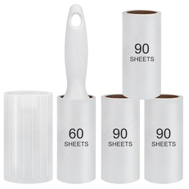 TLXX Lint Roller for Clothes Pet Hair Remover with Extra 3 Refills, Total 330 Sheets Sticky Lint Remover Brush for Dust Hair Remove from Clothes, Carpet, Blanket,Sofa