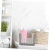Hohopeti Transparent Bathroom Shelf Organizer Makeup Display Tray for Narrow