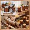 Trxvxo 24 PCS 6oz Bulk Mini Scented Soy Candles Gift