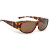 Jonathan Paul Fitovers Sunni Large Tortoise Polarvue Amber Sunglasses
