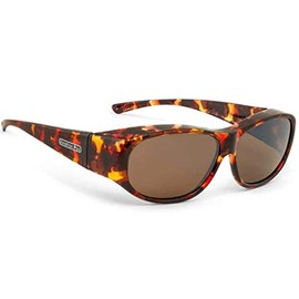 Jonathan Paul Fitovers Sunni Large Tortoise Polarvue Amber Sunglasses