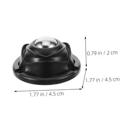 Zerodeko 6 Piezas Mini Ruedas Adhesivas Giratorias para Muebles Y Electrodomésticos Pequeños 1.77X1.77X0.78In Ruedas Autoadhesivas De Fácil Instalación Sin Perforación para Uso En Hogar
