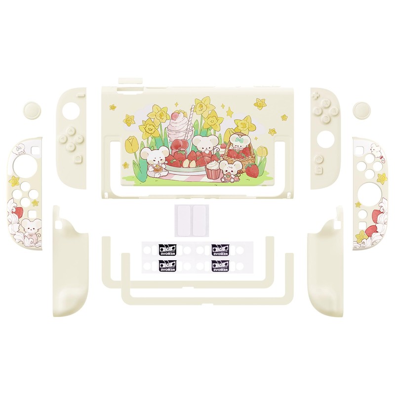 PlayVital Switch 2 Protective Case, Cute Hard Cover Case, Compatible